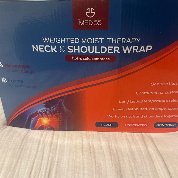 Weighted Moist Therapy Neck & Shoulder Wrap - Picture 1 of 5